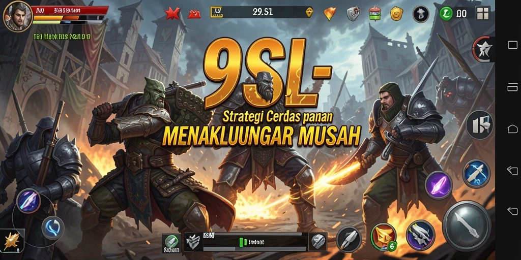 Tangkapan layar menunjukkan aksi pertempuran strategis yang intens di 99SL.
