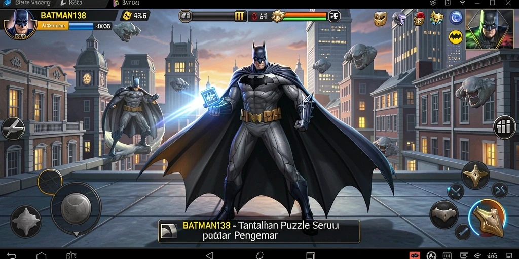 Tampilan gameplay <strong>BATMAN138</strong> yang menantang dan menarik.