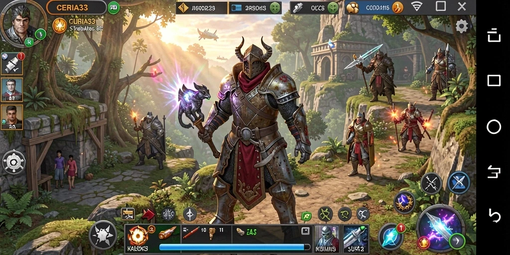 Tampilan mengesankan dari gameplay SLG dalam CERIA33.