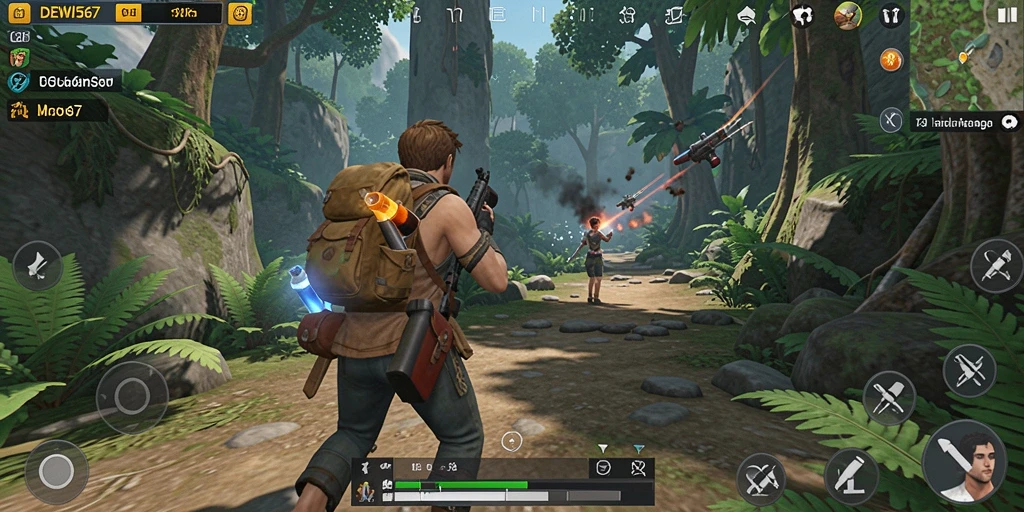 Tampilan gameplay DEWI567 yang menegangkan dan penuh aksi.