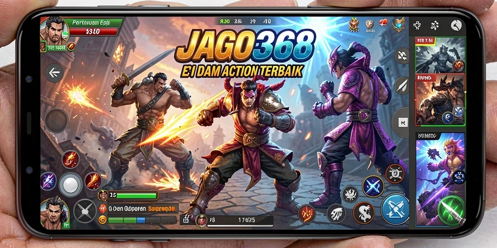 Screenshot JAGO368 menampilkan aksi pertarungan yang mendebarkan.