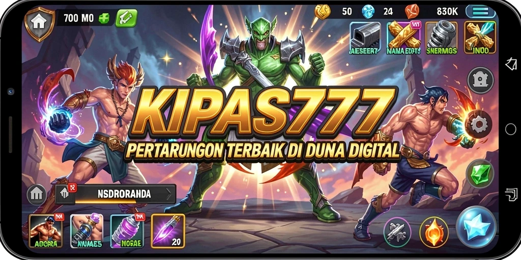Tangkapan layar KIPAS777 menampilkan pertarungan penuh aksi dengan grafis menawan.