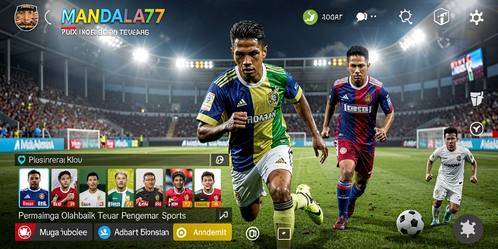 Tampilan menarik dari gameplay MANDALA77 di arena olahraga.