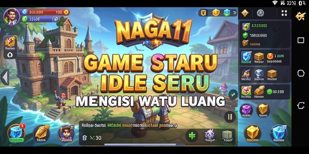 Tampilan gameplay seru dan menarik dalam NAGA11.