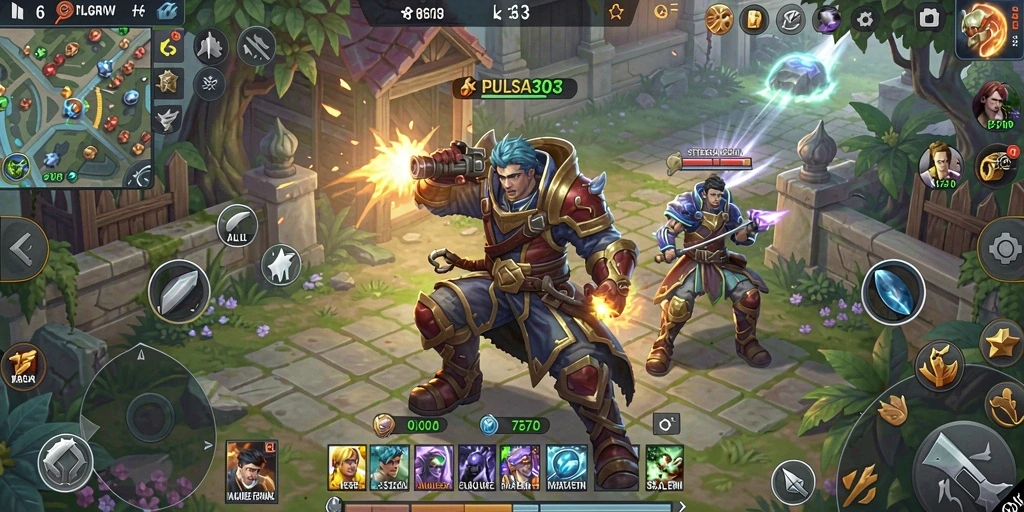 Tampilan menarik dari gameplay PULSA303 yang menantang dan strategis.
