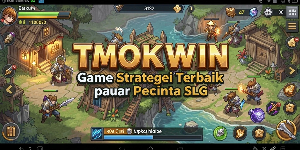Screenshot menunjukkan aksi seru gameplay SLG di TMOKWIN.