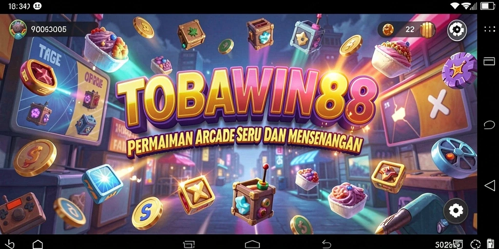 Gameplay seru TOBAWIN88 dengan grafis menawan dan tantangan arcade.